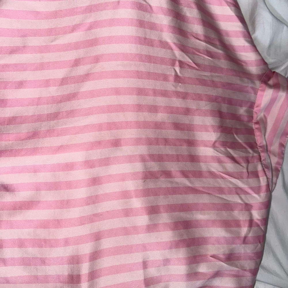 Victoria's Secret Pink Button Down Shirt Casual Sleepwear Night short sleeve top - Picture 4 of 11